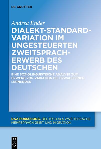 Dialekt-Standard-Variation im ungesteuerten Zweitspracherwerb des Deutschen | Bundesamt für magische Wesen