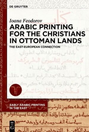 Arabic printing began in Eastern Europe and the Ottoman Levant through the association of the scholar and printer Antim the Iberian, later a metropolitan of Wallachia, and Athanasios III Dabbās, twice patriarch of Antioch, when the latter, as metropolitan of Aleppo, was sojourning in Bucharest. This partnership resulted in the first Greek and Arabic editions of the Book of the Divine Liturgies (Snagov, 1701) and the Horologion (Bucharest, 1702). With the tools and expertise that he acquired in Wallachia, Dabbās established in Aleppo in 1705 the first Arabic-type press in the Ottoman Empire. After the Church of Antioch divided into separate Greek Orthodox and Greek Catholic Patriarchates in 1724, a new press was opened for Arabic-speaking Greek Catholics by ʻAbdallāh Zāḫir in Ḫinšāra (Ḍūr al-Šuwayr), Lebanon. Likewise, in 1752-1753, a press active at the Church of Saint George in Beirut printed Orthodox books that preserved elements of the Aleppo editions and were reprinted for decades. This book tells the story of the first Arabic-type presses in the Ottoman Empire which provided church books to the Arabic-speaking Christians, irrespective of their confession, through the efforts of ecclesiastical leaders such as the patriarchs Silvester of Antioch and Sofronios II of Constantinople and financial support from East European rulers like prince Constantin Brâncoveanu and hetman Ivan Mazepa.