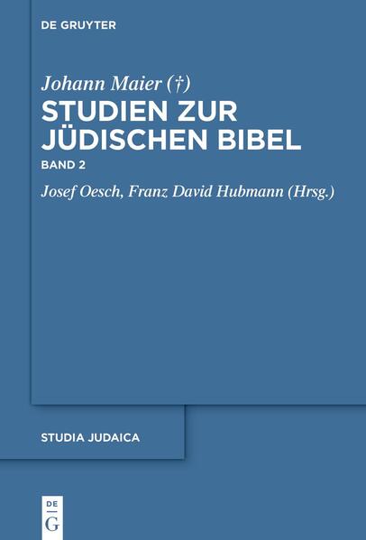 Der 2019 verstorbene Judaist Johann Maier gehörte zu den renommiertesten Vertretern seines Fachs in Deutschland. Eine Auswahl seiner wichtigen, teils bahnbrechenden Schriften zur Geschichte, Religionsgeschichte und Literatur des Judentums wird in diesem Band gemeinsam mit einem umfassenden Schriftenverzeichnis dargeboten.