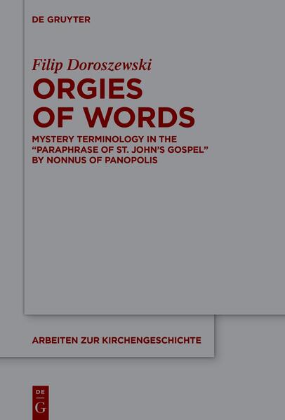 Nonnus’ Paraphrasis, an epic rendition of the Fourth Gospel, offers a highly sophisticated interpretation of the Johannine text. An essential means to this end is extensive use of the imagery related to Greek, and especially Dionysiac, mysteries. Doroszewski successfully challenges the once predominant view that the mystery terminology in the poem is nothing more than rhetorical ornament. He convincingly argues for an important exegetical role Nonnus gives to the mystery terms. On the one hand, they refer to the Mystery of Christ. Jesus introduces his followers into the new dimension of life and worship that enables them to commune with God. This is portrayed as falling into Bacchic frenzy and being initiated into secret rites. On the other hand, the terminology has a polemical function, too, as Nonnus uses it to present the Judaic cult as bearing the hallmarks of pagan mysteries. As the book discusses the Paraphrasis against the background of the mystery metaphor development in antiquity, it serves as an excellent introduction to this key feature of the ancient mentality and will appeal to all interested in the culture of Imperial times, especially in Early Christianity, Patristics, Neoplatonism and Late Antique poetry.