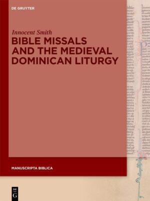 Bible Missals are manuscripts that integrate liturgical prayers for the Mass with the scriptural texts of the Latin Vulgate. Long overlooked by scholars, Bible Missals offer important evidence for the development of the medieval liturgy and the liturgical use of scripture by medieval Christians. This monograph is the first comprehensive analysis of the codicology and contents of Bible Missals. Mostly produced in the first half of the 13th century by professional book makers in centers like Paris and Oxford, these hybrid manuscripts were customized for secular, monastic, and mendicant patrons. This monograph focuses on Dominican Bible Missals, the largest group within the repertoire, providing detailed codicological descriptions of each manuscript and analyzing their texts for the Order of Mass and selected liturgical formularies, including prayers for the feast of St. Dominic. For medieval Christians, the words and events of scripture were continually called to mind and reenacted in the sacramental rites of the Mass. Bible Missals provide important material evidence for this interplay between word and sacrament.