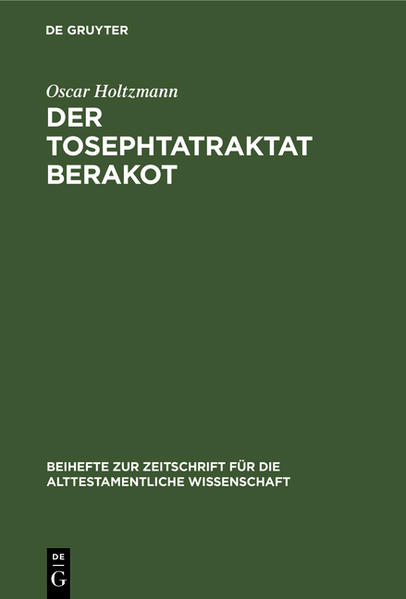 In der Reihe Beihefte zur Zeitschrift für die alttestamentliche Wissenschaft (BZAW) erscheinen Arbeiten zu sämtlichen Gebieten der alttestamentlichen Wissenschaft. Im Zentrum steht die Hebräische Bibel, ihr Vor- und Nachleben im antiken Judentum sowie ihre vielfache Verzweigung in die benachbarten Kulturen der altorientalischen und hellenistisch-römischen Welt.