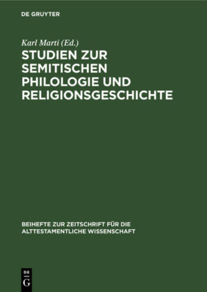 In der Reihe Beihefte zur Zeitschrift für die alttestamentliche Wissenschaft (BZAW) erscheinen Arbeiten zu sämtlichen Gebieten der alttestamentlichen Wissenschaft. Im Zentrum steht die Hebräische Bibel, ihr Vor- und Nachleben im antiken Judentum sowie ihre vielfache Verzweigung in die benachbarten Kulturen der altorientalischen und hellenistisch-römischen Welt. Die BZAW akzeptiert Manuskriptvorschläge, die einen innovativen und signifikanten Beitrag zu Erforschung des Alten Testaments und seiner Umwelt leisten, sich intensiv mit der bestehenden Forschungsliteratur auseinandersetzen, stringent aufgebaut und flüssig geschrieben sind.