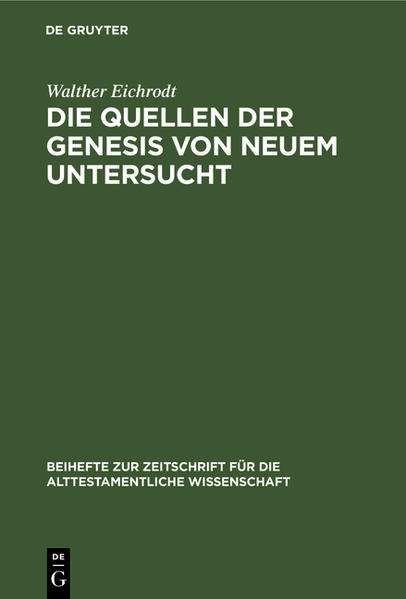 In der Reihe Beihefte zur Zeitschrift für die alttestamentliche Wissenschaft (BZAW) erscheinen Arbeiten zu sämtlichen Gebieten der alttestamentlichen Wissenschaft. Im Zentrum steht die Hebräische Bibel, ihr Vor- und Nachleben im antiken Judentum sowie ihre vielfache Verzweigung in die benachbarten Kulturen der altorientalischen und hellenistisch-römischen Welt. Die BZAW akzeptiert Manuskriptvorschläge, die einen innovativen und signifikanten Beitrag zu Erforschung des Alten Testaments und seiner Umwelt leisten, sich intensiv mit der bestehenden Forschungsliteratur auseinandersetzen, stringent aufgebaut und flüssig geschrieben sind.