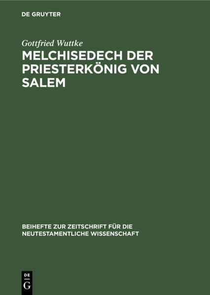 Die Reihe Beihefte zur Zeitschrift für die neutestamentliche Wissenschaft (BZNW) ist eine der renommiertesten internationalen Buchreihen zur neutestamentlichen Wissenschaft. Seit 1923 publiziert sie wegweisende Forschungsarbeiten zum frühen Christentum und angrenzenden Themengebieten. Die Reihe ist historisch-kritisch verankert und steht neuen methodischen Ansätzen, die unser Verständnis des Neuen Testaments befördern, gleichfalls offen gegenüber.