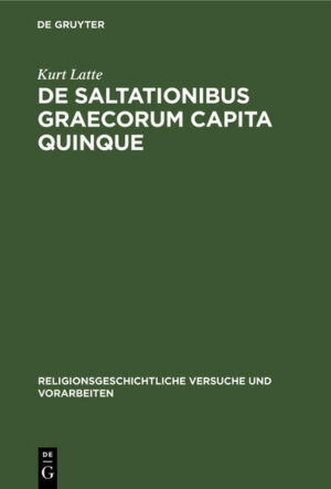 RGVV (History of Religion: Essays and Preliminary Studies) brings together the mutually constitutive aspects of the study of religion(s)—contextualized data, theory, and disciplinary positioning—and engages them from a critical historical perspective. The series publishes monographs and thematically focused edited volumes on specific topics and cases as well as comparative work across historical periods from the ancient world to the modern era.