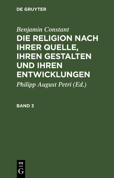 Frontmatter -- Inhalt des dritten Bande -- Viertes Buch. Don den wesentlichen Bestandtheilen des Priester-Polytheisms -- Siebentes Buch. Von den wesentlichen Bestandtheilen des von der Leitung der Priester unabhängigen Polytheisms -- Achtes Buch. Nothwendige Abschweifung über die dem Homer zugeschriebenen Gedichte