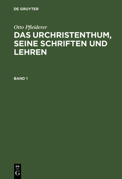 Frontmatter -- Vorwort -- Einleitung -- 1. Abschnitt: Der Apostel Paulus -- Seine Persönlichkeit -- Griechisch-jüdische Bildung -- Bekehrung und Apostelberuf -- Die Briefe des Paulus -- Die Theologie des Paulus -- 2. Abschnitt: Geschichtsbücher -- Das Evangelium nach Markus -- Die Lukas-Schriften -- Das Evangelium nach Matthäus -- Die Predigt Jesu und der Glaube der Urgemeinde