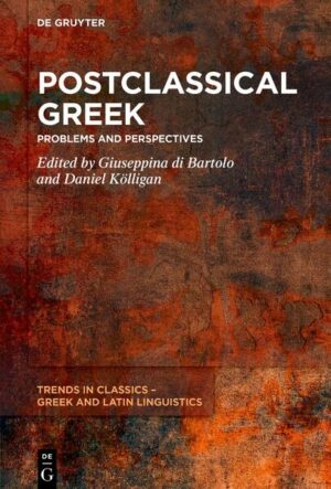 Postclassical Greek | Giuseppina Di Bartolo, Daniel Kölligan