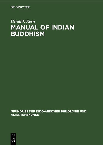 Manual of Indian buddhism | Hendrik Kern