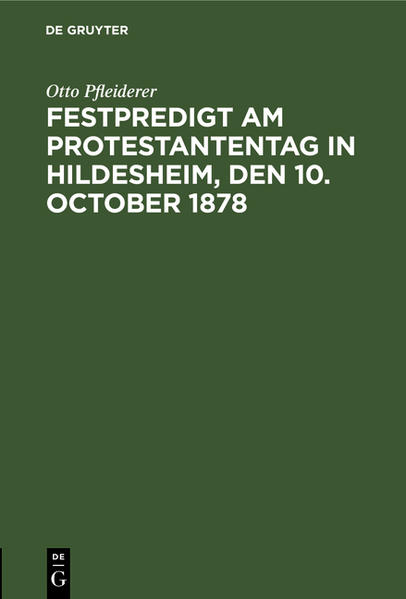 Frontmatter -- Abgedruckt aus der Protestantischen Kirchen leitung, 1878