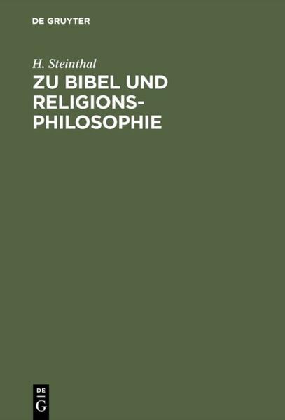 Frontmatter -- Vorwort. -- Inhalt. -- Die erzählkunst der bibel -- Vom erhabenen überhaupt und insbesondere in der bibel. -- Haman, bileam und der jüdische nabi -- „höret himmel und merk' auf erde!“ -- Die schöpfung der welt, des menschen und der sprache nach der genesis -- Wahrheit und entwicklung. -- Mythos und religion. -- Lieber andacht -- Ueber demut -- Zum ursprung und wesen des monotheismus -- Lieber toleranz -- Ueber religiöse und nationale vorurteile