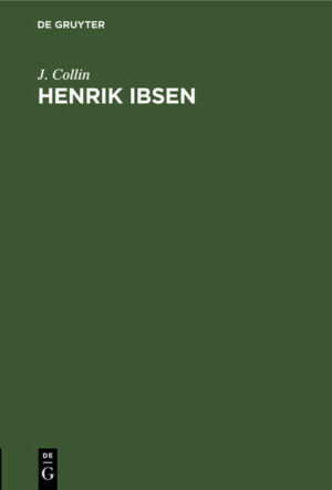 Frontmatter -- Programm der Gedächtnisfeier -- Henrik Ibsen. Gedächtnisrede gehalten bei der Trauerfeier des Gießener Theatervereins am 14. November 1906