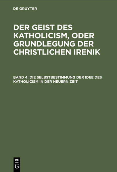 Frontmatter -- Vorwort -- Inhaltsanzeige -- Einleitung -- Erster Abschnitt. Die innere Entwicklung -- Zweiter Abschnitt. Die äußere Entwicklung -- Dritter Abschnitt. Der subjektiv-objective Dogmenkreis