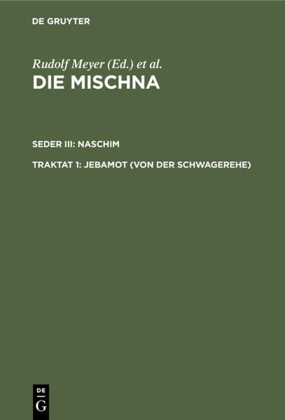 Frontmatter -- Inhalt -- Corrigenda -- Vorwort -- Einleitung -- Verzeichnis der Abkürzungen und Umschriften -- Text, Übersetzung und Erklärung -- Textkritischer Anhang -- Beilagen -- Nachträge -- Register -- Backmatter