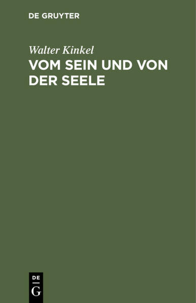 Frontmatter -- INHALTS-VERZEICHNIS -- Vom Sein und von der Seele -- Über Liebe und Humor, Haß und Ironie -- Die Wirklichkeit des Individuums und der Kultur -- Über das Märchen -- Über das Schaffen des künstlerischen Genies -- Mensch, Kunst und Natur -- Von Herzenskämpfen und vom stillen Heldentum -- Vom transzendentalen Scheine im Leben des Einzelnen und der Menschheit -- Über Sünde, Liebe und Leid -- Lebensführung und Charakter -- Charaktere -- Über Einsamkeit -- Über die Freundschaft -- Über die Macht der Idee und über den Idealismus des Lebens -- Backmatter