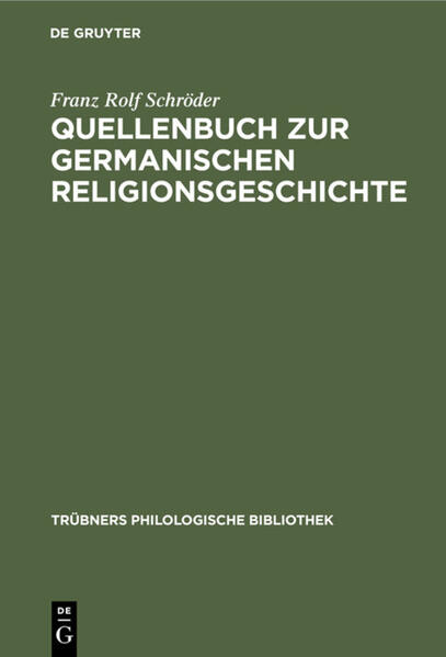 Dieser Titel aus dem De Gruyter-Verlagsarchiv ist digitalisiert worden, um ihn der wissenschaftlichen Forschung zugänglich zu machen. Da der Titel erstmals im Nationalsozialismus publiziert wurde, ist er in besonderem Maße in seinem historischen Kontext zu betrachten. Mehr erfahren Sie .>