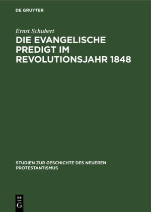 Frontmatter -- Inhaltsangabe -- Einleitung -- l. Darstellung -- II. Beurteilung -- Schluß. Grundsätze für die Zeitpredigt der Gegenwart -- Register -- Backmatter