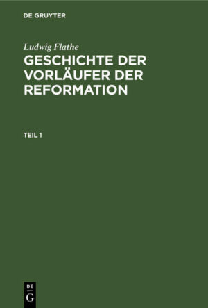 Frontmatter -- Vorwort -- Einleitung -- Die erste Protestation gegen die katholische Kirche -- Die Secten der Ketzer