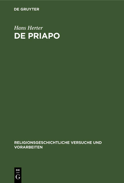 RGVV (History of Religion: Essays and Preliminary Studies) brings together the mutually constitutive aspects of the study of religion(s)—contextualized data, theory, and disciplinary positioning—and engages them from a critical historical perspective. The series publishes monographs and thematically focused edited volumes on specific topics and cases as well as comparative work across historical periods from the ancient world to the modern era.