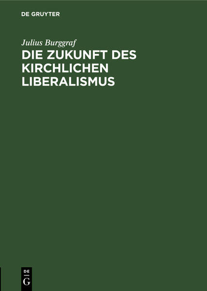 Frontmatter -- Zur Idee des kirchlichen Liberalismus -- Vorbemerkung -- 1. -- 2. -- 3. -- 4. -- Aus der Welt des deutschen Christentums -- Ein Kanzelwort -- 1. -- 2. -- 3. -- 4. -- 5. -- Brauchen wir ein neues Bekenntnis? -- Die Heilsbedeutung der geschichtlichen Jesusgestalt -- Unser Christusproblem -- Inhaltsverzeichnis des ersten Jahrgangs -- Backmatter