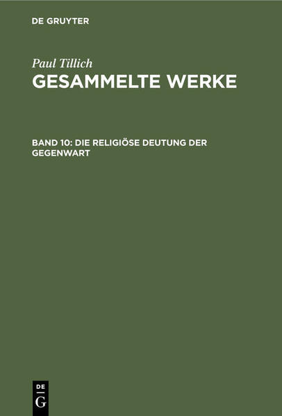 Frontmatter -- INHALT -- VORBEMERKUNG DES HERAUSGEBERS -- DIE RELIGIÖSE LAGE DER GEGENWART(1926) -- VORWORT -- ERSTER TEIL. DIE RELIGIÖSE LAGE DER GEGENWART AUF WISSENSCHAFTLICH-KÜNSTLERISCHEM GEBIET -- ZWEITER TEIL. DIE RELIGIÖSE LAGE DER GEGENWART IN POLITIK UND ETHOS -- DRITTER TEIL. DIE RELIGIÖSE LAGE DER GEGENWART IM GEBIET DER Religion -- ANGST-REDUZIERENDE KRÄFTE IN UNSERER KULTUR -- Religion UND DIE FREIE GESELLSCHAFT (1958) -- NAMEN- UND SACHREGISTER -- Backmatter