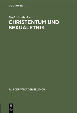 Frontmatter -- Vorwort -- Inhalt -- I. Probleme des Sexualethos in der Gegenwart -- II. Moderne Ehefragen in religiös-sittlicher beleuchtung -- III. Schluß -- Weitere Literatur