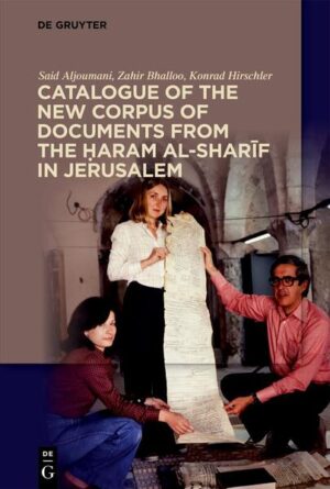 The documents from the Ḥaram al-sharīf in Jerusalem constitute one of the most important corpora from the pre-Ottoman Middle East covering broad areas of social, political, cultural and economic history. The first documents from the Ḥaram al-sharīf in Jerusalem were discovered in the 1970s and described by Donald Little (Catalogue of the Islamic Documents, Beirut/Wiesbaden 1984). In recent years, approximately 100 new documents have been discovered that are described in this catalogue. This catalogue sets the new corpus in relation to the ‘old’ corpus and highlights its potential for future scholarship. The main part is a description of all documents, including size, materiality, summary, editions of beginning/end of document as well as a list of personal names, place names and names of witnesses. The volume also includes the edition of ten fascinating documents (five Persian, five Arabic) with high-quality reproductions of the originals. Finally, the volume includes a list of all Ḥaram al-sharīf documents edited so far.