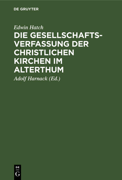 Frontmatter -- Vorrede des Verfassers zur deutschen Ausgabe -- Vorrede des Uebersetzers -- Erste Vorlesung : Einleitung. Die Methode -- Zweite Vorlesung : Bischöfe und Diakonen -- Dritte Vorlesung : Die Presbyter -- Vierte Vorlesung : Die Obergewalt des Bischofs -- Fünfte Vorlesung : Der Clerus und die Laien -- Sechste Vorlesung : Der Clerus als besonderer Stand -- Siebente Vorlesung : Die Concilien und die Einheit der Kirche -- Achte Vorlesung : Die Parochie und die Cathedrale -- Analecten -- Inhalt