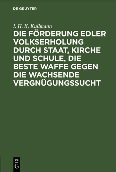 Frontmatter -- Vorwort -- Leitsätze -- I. Hochzuverehrende Herrn! -- II. -- III. -- IV. -- V. -- VI. -- VII. -- VIII. -- Backmatter