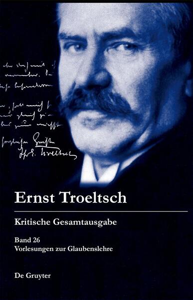 Band 26 bietet drei Fassungen der „Glaubenslehre“-Vorlesungen, die Ernst Troeltsch als Heidelberger Ordinarius für Systematische Theologie alle zwei Jahre fünfstündig in zwei aufeinanderfolgenden Semestern hielt. Neben der Vorlesung des Jahres 1911, die 1925 von Gertrud von le Fort ediert wurde, finden sich auch die Diktate zu einer Vorlesung aus dem Wintersemester 1908/09, die durch eine von ihm kritisch kommentierte Abschrift Karl Barths überliefert sind. Von einem Studenten, dessen Name nicht ermittelt werden konnte, stammt eine Mitschrift aus dem Winter 1906/07 und Sommer 1908.