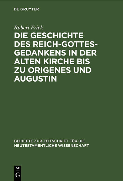 Die Reihe Beihefte zur Zeitschrift für die neutestamentliche Wissenschaft (BZNW) ist eine der renommiertesten internationalen Buchreihen zur neutestamentlichen Wissenschaft. Seit 1923 publiziert sie wegweisende Forschungsarbeiten zum frühen Christentum und angrenzenden Themengebieten. Die Reihe ist historisch-kritisch verankert und steht neuen methodischen Ansätzen, die unser Verständnis des Neuen Testaments befördern, gleichfalls offen gegenüber.