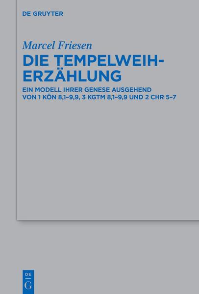 Die Studie rekonstruiert die Genese der Tempelweiherzählung aus 1Kön 8,1-9,9, 3Kgtm 8,1-9,9 und 2Chr 5-7. Sie möchte dieser Erzählung historisch auf die Spur kommen. Dafür müssen in Teil I Lücken in der Grundlagenforschung geschlossen werden. Für das Königebuch steht aktuell keine moderne textkritische Edition der Septuaginta zur Verfügung. Der Old Greek-Text und seine Hebräische Vorlage müssen erst rekonstruiert werden. Das ist notwendig, weil der älteste Text der Tempelweiherzählung stellenweise nur in der Septuaginta erhalten geblieben ist. Auf dieser Grundlage wird in Teil II nach der Literargeschichte gefragt. Daraus entsteht ein Gesamtmodell über die Genese der Tempelweiherzählung (Teil III). Es setzt sich zusammen aus allen umfangreicheren Bearbeitungen und reicht von den möglichen literarhistorischen Anfängen bis zu den drei Fassungen und ihrer Überlieferung. Die Ergebnisse fordern die Forschung zum Umdenken auf: Die historischen Ursprünge der Erzählung liegen nicht in der Königszeit