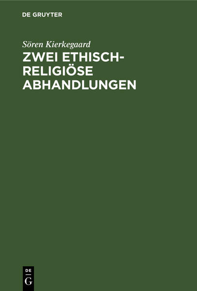 Frontmatter -- Vorwort des Herausgebers -- Einleitung -- Gemeinsames Vorwort -- Inhalt -- 1. Darf ein Mensch sich für die Wahrheit töten lassen? Dichterischer Versuch -- 2. Üeber den Unterschied zwischen einem Genie und einem Apostel -- Anhang