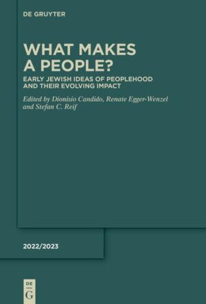 This set of varied and stimulating papers, by an international group of younger as well as senior scholars, examines the manner in which peoplehood was understood by the Jewish communities of the Second Temple period and by the religious traditions that emerged from those communities and later flourished in Christianity and Rabbinic Judaism. The Hebrew and Greek terms for "people" and "nation" and the name "Israel" are closely analyzed, especially in forays into wisdom literature, Jewish apologetic and the Dead Sea Scrolls, and their uses are related to geographical, political and theological developments, as well as statehood, authority and rulership in the Persian world, Hasmonean times and Ptolemaic Egypt. Especially interesting are the carefully argued and documented suggestions about how Jewish peoplehood expressed itself with regard to charitable behavior, pagan deities, and marital regulations. Those interested in the history of cultural and theological tensions will be intrigued by the studies centered on how the opponents of Jews behaved towards "the people of God", how Hellenistic Jewish culture located the Jews on the Roman rather than on the Greek side, and how early Christian discourse saw the mission among the peoples and interpreted earlier sources accordingly. The idea of the Jewish "way of life" is seen to have influenced the writer of the longer Greek version of Esther and works of fiction are shown to have had important historical data within them. Modern social theory also has its say here in a careful consideration of Cognitive theory of ethnicity and the dynamic of ethnic boundary-making.
