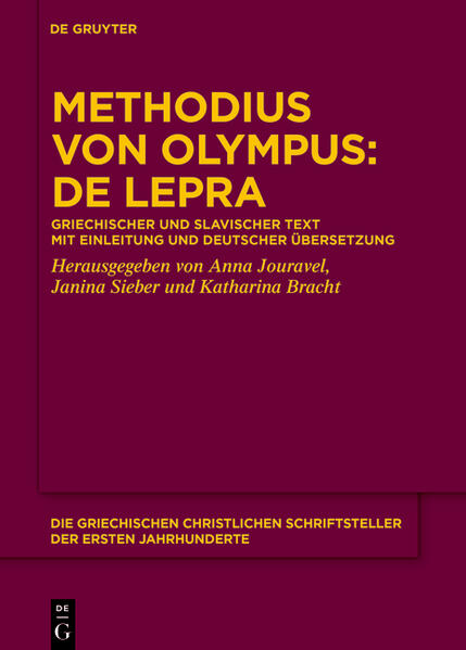 Seit der bisher maßgeblichen Edition der Schriften des griechischen Kirchenschriftstellers Methodius von Olympus (gest. 311 n. Chr.) von G. N. Bonwetsch aus dem Jahr 1917 sind zahlreiche neue Handschriften entdeckt worden, die die Bedeutung der altslavischen Übersetzung des Corpus Methodianum hervorheben und eine eigenständige Berücksichtigung neben dem griechischen Original erforderlich machen. Der Band widmet sich der Schrift De lepra, einem innerhalb des Corpus überlieferten Dialogs. In ihrer Originalsprache Griechisch ist die christlich-allegorische Auslegung des alttestamentlichen Buches Levitikus (Lev 13) als Epitome innerhalb des Florilegium Coislinianum überliefert.