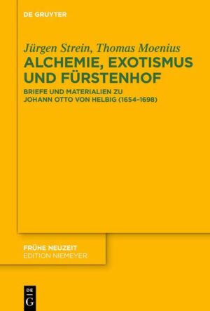 Der Arzt und Alchemiker Johann Otto von Helbig (1654-1698) verknüpfte in seinen theoretischen Schriften und seiner alchemischen Praxis europäisches mit ostindischem Wissen, das er während seines Aufenthaltes in Ostindien (Batavia) erworben hatte. Er verband beide Wissensbereiche in einer eigenen alchemischen Kosmologie. Mit der Substanz „Tessa" glaubte er den für Gesundung und Transmutation notwendigen Grundstoff geschaffen zu haben, der für kurze Zeit das Interesse der alchemisch interessierten Öffentlichkeit weckte und Helbig den Zugang zu den Fürstenhöfen eröffnete. Dort versuchte er seine naturphilosophischen Vorstellungen im Labor in die Realität umzusetzen. Eine annotierte Bibliographie, eine kommentierte Edition der bisher weitgehend unbekannten Briefe und Dokumente sowie alchemische Experimentaltexte geben Einblick in die alchemische Praxis Helbigs und die mit dem Scheitern verbundenen Schwierigkeiten. Die Edition leistet einen wichtigen Beitrag zur Erforschung der frühneuzeitlichen Alchemie an Fürstenhöfen.