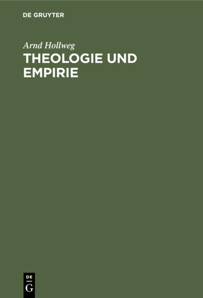 Frontmatter -- Inhaltsverzeichnis -- Vorwort -- Teil A. Gruppendynamik Und Interpersonale Theologie -- Einführung -- Kapitel I: Die Gruppendynamik als interdisziplinäre Theorie -- Kapitel II: Die Theorie von der Kirche und der christlichen Erziehung bei den interpersonalen Theologen -- Kapitel III: Praktische Modelle der Gemeindearbeit und Theorie vom Pfarramt -- Kapitel IV: Konsequenzen für Gemeinde und Pfarramt in der deutschen Situation -- Teil B. Empirische Theologie in der Perspektive des geschichtlich-sozialen Feldes -- Einführung -- Kapitel V: Das galileische Erkenntnisproblem am Beispiel der Feldtheorie von Kurt Lewin -- Kapitel VI: Zur Diskussion um die Logik der Sozialwissenschaften -- Kapitel VII: Ansatz und Ort einer empirischen Theologie in der deutschen Situation -- Kapitel VIII: Gegenwärtige Probleme empirischer Theologie im Horizont des galileischen Wissenschaftsverständnisses -- Anmerkungen -- Exkurse -- Literaturverzeichnis -- Personenregister -- Sachregister