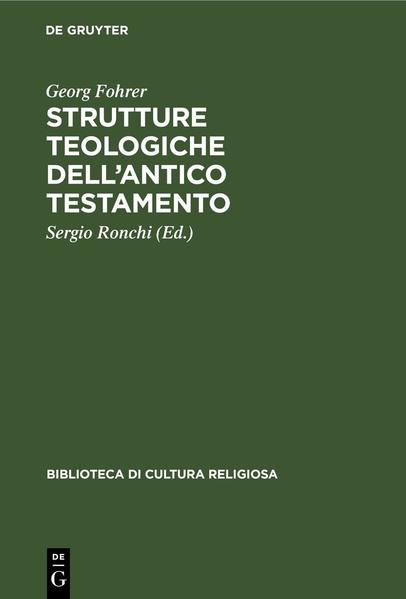 Frontmatter -- NOTA INTRODUTTIVA -- Cap. I-Interpretazioni dell'Antico Testamento -- Cap. II-Antico Testamento e rivelazione -- Cap. III-Multiformi possibilità di esistenza -- Cap. IV-L'unità nella molteplicità -- Cap. V-Forza e capacità di trasformazione -- Cap. VI-Sviluppi -- Cap. VII -Applicazioni pratiche -- Conclusione-Antico e Nuovo Testamento -- INDICE