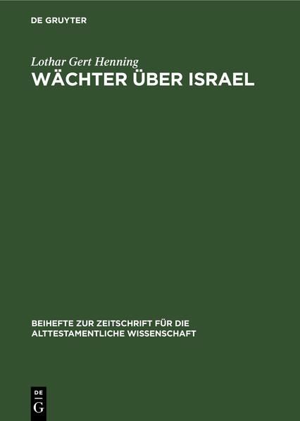 In der Reihe Beihefte zur Zeitschrift für die alttestamentliche Wissenschaft (BZAW) erscheinen Arbeiten zu sämtlichen Gebieten der alttestamentlichen Wissenschaft. Im Zentrum steht die Hebräische Bibel, ihr Vor- und Nachleben im antiken Judentum sowie ihre vielfache Verzweigung in die benachbarten Kulturen der altorientalischen und hellenistisch-römischen Welt.