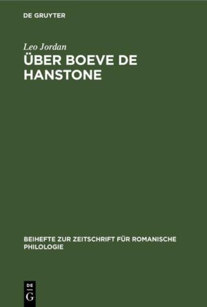 Über Boeve de Hanstone | Leo Jordan