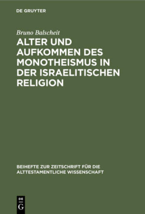 Dieser Titel aus dem De Gruyter-Verlagsarchiv ist digitalisiert worden, um ihn der wissenschaftlichen Forschung zugänglich zu machen. Da der Titel erstmals im Nationalsozialismus publiziert wurde, ist er in besonderem Maße in seinem historischen Kontext zu betrachten. Mehr erfahren Sie .>