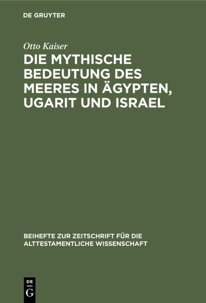 In der Reihe Beihefte zur Zeitschrift für die alttestamentliche Wissenschaft (BZAW) erscheinen Arbeiten zu sämtlichen Gebieten der alttestamentlichen Wissenschaft. Im Zentrum steht die Hebräische Bibel, ihr Vor- und Nachleben im antiken Judentum sowie ihre vielfache Verzweigung in die benachbarten Kulturen der altorientalischen und hellenistisch-römischen Welt. Die BZAW akzeptiert Manuskriptvorschläge, die einen innovativen und signifikanten Beitrag zu Erforschung des Alten Testaments und seiner Umwelt leisten, sich intensiv mit der bestehenden Forschungsliteratur auseinandersetzen, stringent aufgebaut und flüssig geschrieben sind.