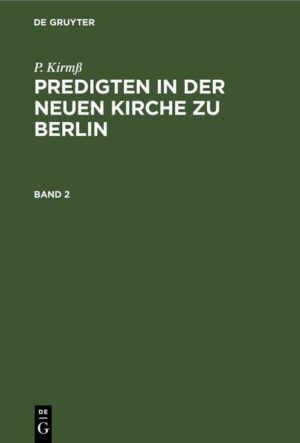 Frontmatter -- Inhalt -- I. Festpredigten -- 1. Der König der Ehren kommt -- 2. Propheten -- 3. Die Botschaft des Weihnachtsengels -- 4. Ich lasse dich nicht, du segnest mich denn -- 5. Seht, welch' ein Mensch! -- 6. Maria Magdalena -- 7. Pfingstgaben -- 8. Wendet euch zu mir! -- 9. Halte, was du hast, daß niemand deine Krone nehme -- 10. Das Walten Gottes über unserem Volke -- II. Das Vaterunser -- 11. Wie heiligen wir den Namen unseres himmlischen Baters ? -- 12. Dein Reich komme -- 13. Dein Wille geschehe! -- 14. Das Gebet um das tägliche Brot -- 15. Bon der Vergebung der Sünden -- 16. Führe uns nicht in Versuchung -- 17. Erlöse uns von dem Übel -- III. Gedanken des Paulus -- 18. Der gekreuzigte Christus, den einen Ärgernis und Torheit, den andren göttliche Kraft und Weisheit -- 19. Saat und Ernte -- 20. Ich glaube an eine heilige allgemeine christliche Kirche -- 21. Christliche Aufgaben in bewegter Zeit -- 22. In den Schranken des Lebens -- 23. Der Kampf mit dem Bösen -- 24. Schutz-und Trntzwaffen -- 25. Das Bermächtnis der Reformation -- IV. Ans der Apostelgeschichte -- 26. Das Kämmen des heiligen Geistes -- 27. Die Heilung des Gelähmten -- 28. Urteile über die Heilung des Gelähmten -- 29. Märtyrer -- 30. Suchen und Finden -- 31. Christus der Wendepunkt -- 32. Der Zug des Christentums i» die Weite -- 33. Führungen Gottes -- 34. Die Befreiung aus der Gefangenschaft -- 35. Der unbekannte Gott -- 36. Der heilige Geist und die Menschen -- 37. Die Sozialdemokratie -- 38. Stille Arbeit -- 39. Die Armut der Stolzen und der Stolz der Armen -- 40. Paulus in Rom und in Deutschland -- 41. Die Buchdruckerkunst -- 42. Die Bibel -- 43. Unser Gesangbuch -- 44. Jahrhundertschluß