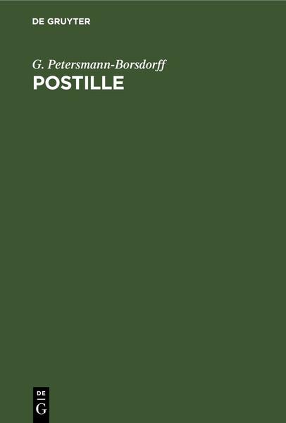 Frontmatter -- Vorwort des Sammlers -- Geleitwort -- Autorenverzeichnis -- Inhaltsverzeichnis -- 1. Zestzeit -- 2. Anbetung Gottes -- 3. Christenleben vor Gott -- 4. Christenleben in der Welt -- 5. Tod und Ewigkeit -- Vorschläge für Gebete und Lieder zu den einzelnen predigten -- Einordnung in das Kirchenjahr nach Rudolf Otto „Das Jahr der Kirche -- Backmatter