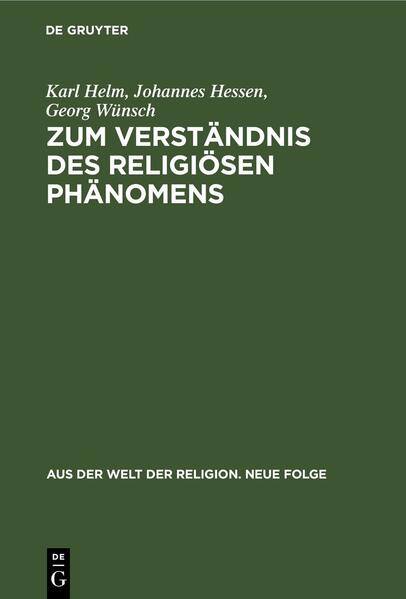 Dieser Titel aus dem De Gruyter-Verlagsarchiv ist digitalisiert worden, um ihn der wissenschaftlichen Forschung zugänglich zu machen. Da der Titel erstmals im Nationalsozialismus publiziert wurde, ist er in besonderem Maße in seinem historischen Kontext zu betrachten. Mehr erfahren Sie .>