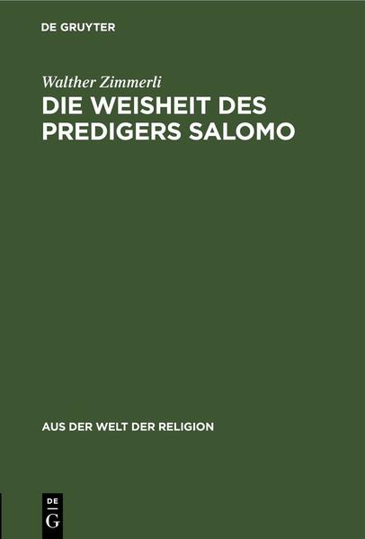 Dieser Titel aus dem De Gruyter-Verlagsarchiv ist digitalisiert worden, um ihn der wissenschaftlichen Forschung zugänglich zu machen. Da der Titel erstmals im Nationalsozialismus publiziert wurde, ist er in besonderem Maße in seinem historischen Kontext zu betrachten. Mehr erfahren Sie .>