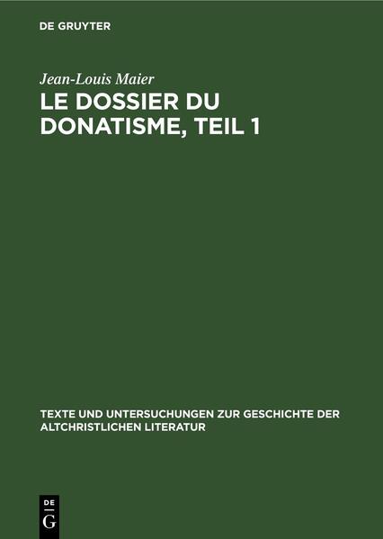 An die Seite des Corpus der Griechischen Christlichen Schriftsteller (GCS) stellte Adolf von Harnack die Monographienreihe der Texte und Untersuchungen zur Geschichte der altchristlichen Literatur (TU), die er bereits 1882 begründet hatte und die nunmehr als »Archiv für die ... Ausgabe der älteren christlichen Schriftsteller« diente. In ihr werden vor allem die alten Übersetzungen der im Corpus erscheinenden Schriften teils im Original, teils in deutscher oder einer anderen modernen Sprache gedruckt. Daneben steht die Reihe auch für Voruntersuchungen zu den Editionen und für begleitende Abhandlungen offen.