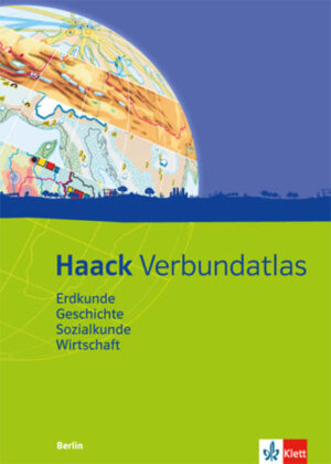 Haack Verbundatlas – Der Atlas für den fächerverbindenden und niveaudifferenzierten Unterricht in der Sekundarstufe Iverbindet Fächer, durch spezielle Karten zu Topographie, Erdkunde, Wirtschaft, Sozialkunde und Gesellschaft, Politik und Staat sowie dem besonderen Schwerpunkt Geschichte verknüpft Zusammenhänge innerhalb der Themenschwerpunkte sowie auf speziellen Verbundprojekt-Seiten differenziert nach Lernniveaus in unterschiedlichen Schwierigkeitsgraden zur optimalen Motivation überzeugt in bewährter Haack-Qualität durch plastische physische Karten, schülergerechte Grafiken, Struktur und Online-Ergänzung.