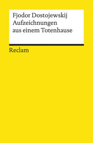 Dieses Buch, das auf Dostojewskijs eigenen Erfahrungen beruht - "4 Jahre Sibirien, in Ketten, inmitten schwerer Verbrecher"-, machte seinen Autor berühmt. Nietzsche nannte es "eines der menschlichsten Bücher, die es gibt". In der eindringlichen deutschen Übersetzung von Hermann Röhl, mit einem neuen Nachwort und Literaturhinweisen versehen, liegt der Roman jetzt wieder in der Universal-Bibliothek vor.